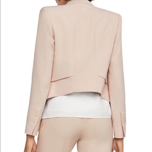 Blush cropped blazer - Picture 3 of 4